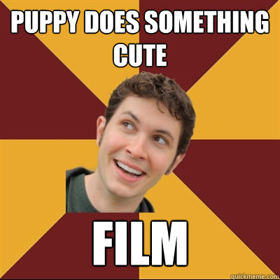 puppy does something cute film   Tobuscus