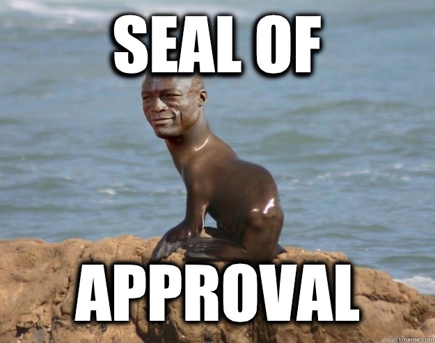 Seal of APPROVAL - Seal of APPROVAL  Sensuous Seal