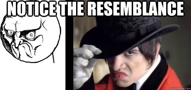 NOTICE THE RESEMBLANCE   Brendon Urie No Face
