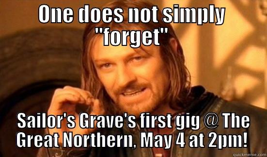 ONE DOES NOT SIMPLY 