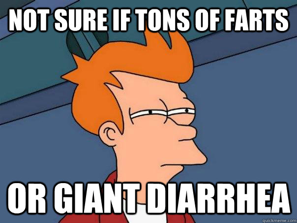 Not sure if tons of farts Or giant diarrhea - Not sure if tons of farts Or giant diarrhea  Futurama Fry