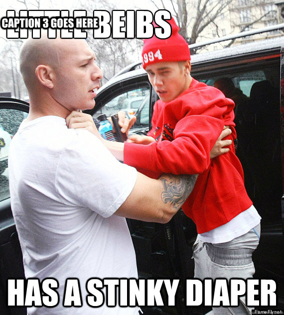 little beibs has a stinky diaper Caption 3 goes here - little beibs has a stinky diaper Caption 3 goes here  Little Biebs