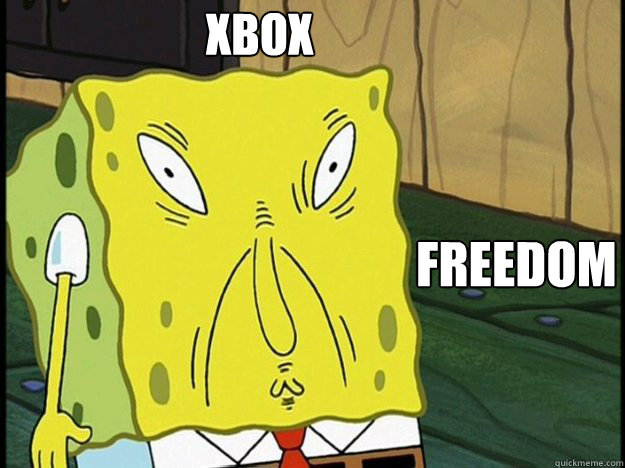 xbox 
 freedom  Asian Face Spongebob