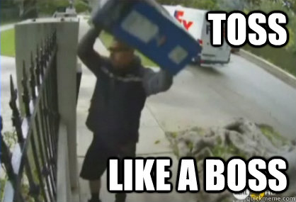 toss like a boss  Cutting Corners