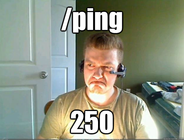 /ping 250  AngryTestie