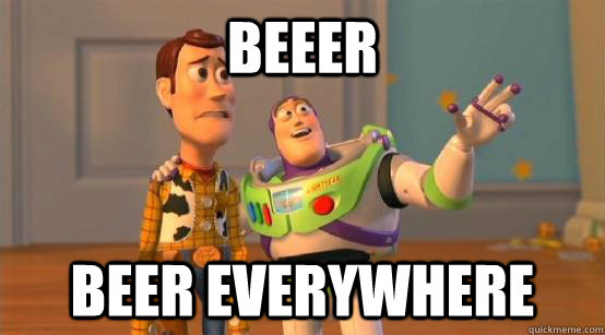 BEEER BEER EVERYWHERE  Buzz Glitter