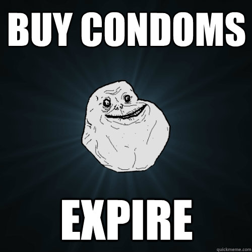 Buy condoms expire  Forever Alone