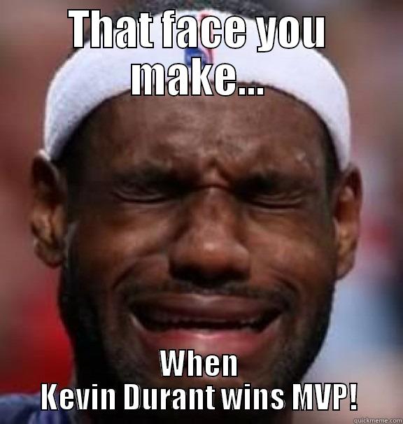 KD in the house! - THAT FACE YOU MAKE... WHEN KEVIN DURANT WINS MVP! Misc