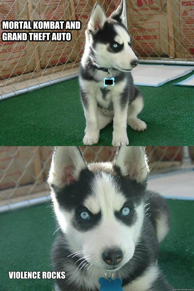 MORTAL KOMBAT AND GRAND THEFT AUTO VIOLENCE ROCKS  Insanity puppy