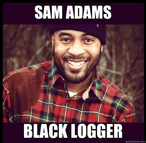 Sam Adams Black Logger  Sam Adams