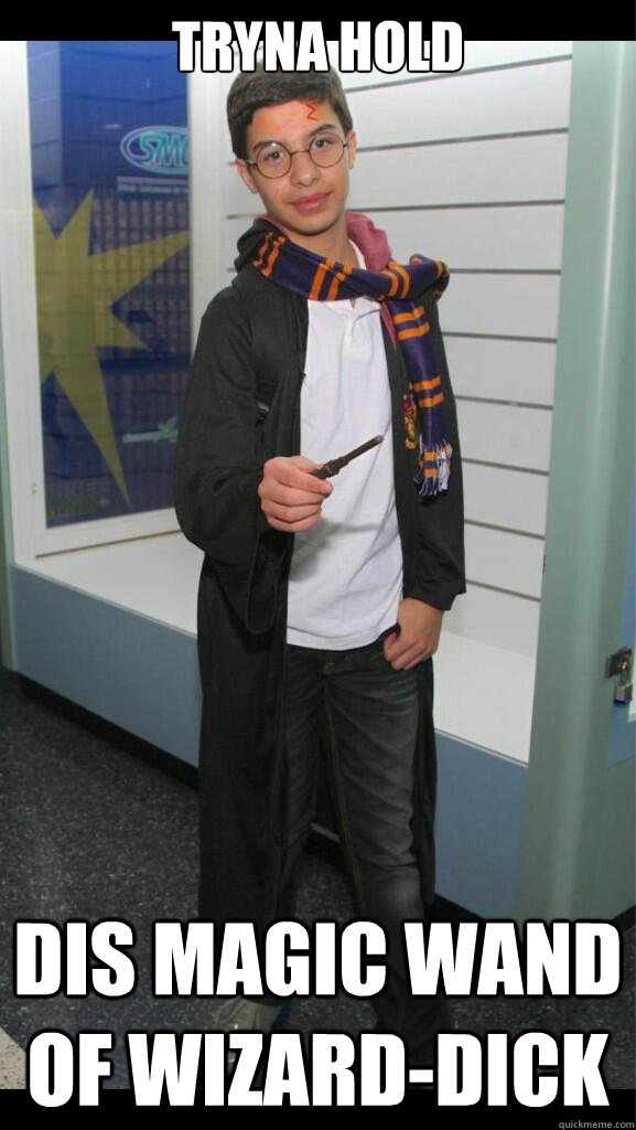 Tryna hold Dis magic Wand of Wizard-dick - Tryna hold Dis magic Wand of Wizard-dick  Misc