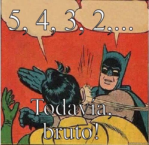 5, 4, 3, 2,... TODAVÍA, BRUTO! Batman Slapping Robin