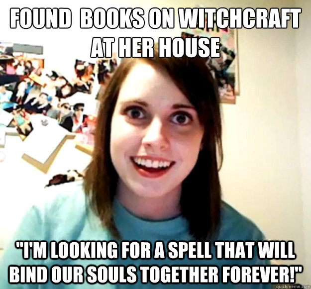Found  books on witchcraft at her house  