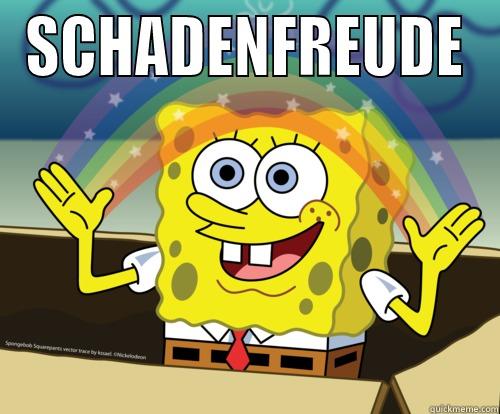 SCHADENFREUDE  Spongebob rainbow