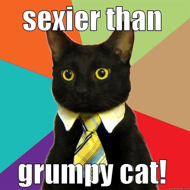 SEXIER THAN GRUMPY CAT! Business Cat