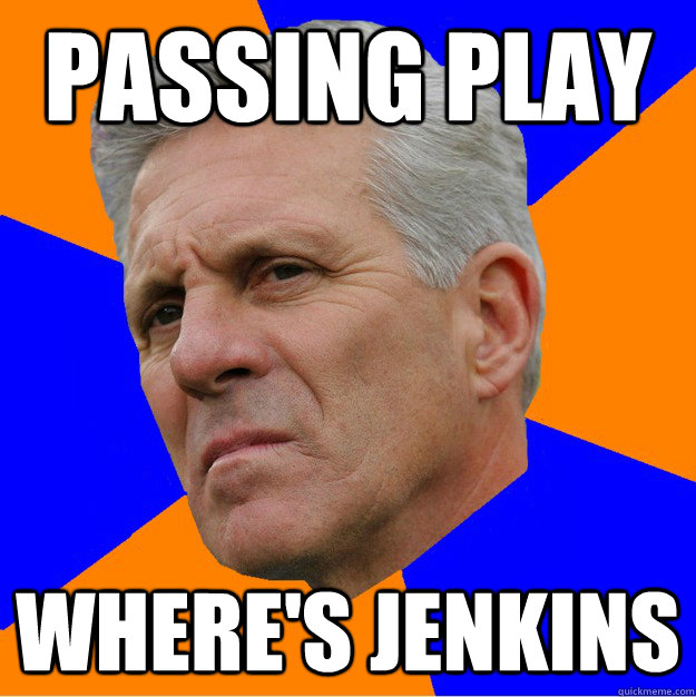 Passing Play Where's Jenkins  Uninformed Zook
