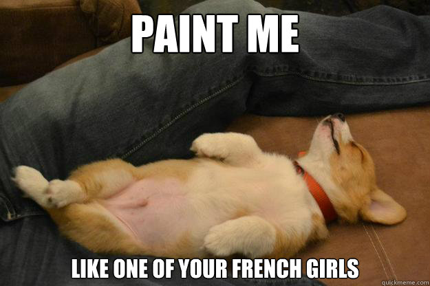 Paint me Like one of your French girls  