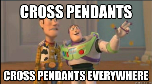 cross pendants cross pendants everywhere  