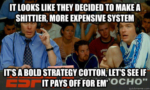 It looks like they decided to make a shittier, more expensive system It's a bold strategy cotton, let's see if it pays off for em' - It looks like they decided to make a shittier, more expensive system It's a bold strategy cotton, let's see if it pays off for em'  Dodgeball