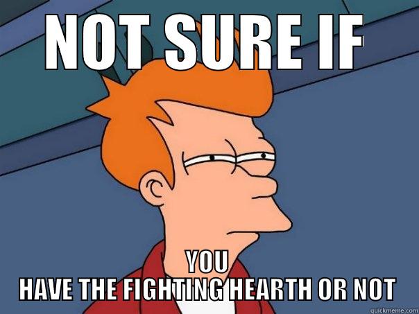 Fighting hearth - NOT SURE IF YOU HAVE THE FIGHTING HEARTH OR NOT Futurama Fry
