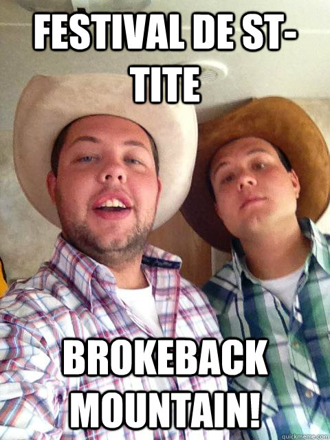 festival de St-Tite BrokeBack Mountain!  