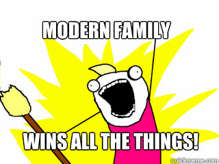 Modern Family Wins all the things!  All The Things