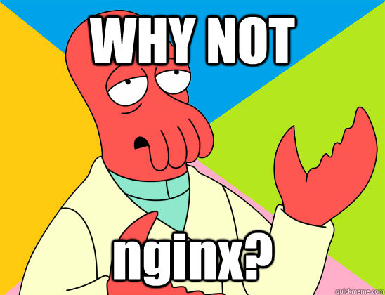 WHY NOT nginx? - WHY NOT nginx?  Misc
