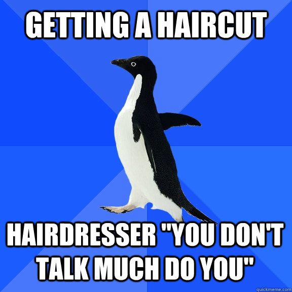 Getting a haircut Hairdresser 