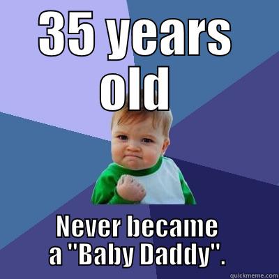 35 YEARS OLD NEVER BECAME A 