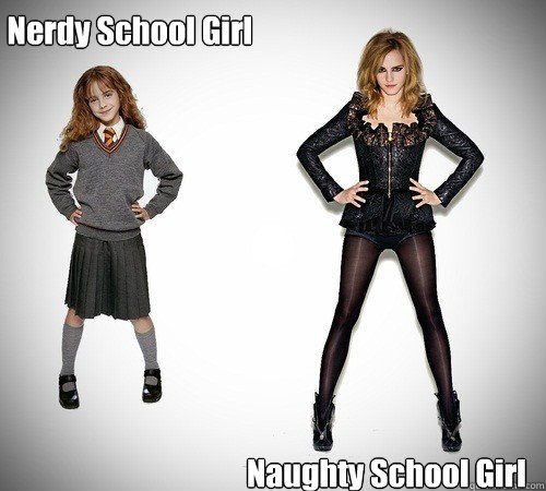 Nerdy School Girl Naughty School Girl   