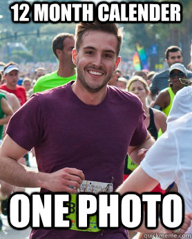 12 Month Calender One photo  Ridiculously photogenic guy