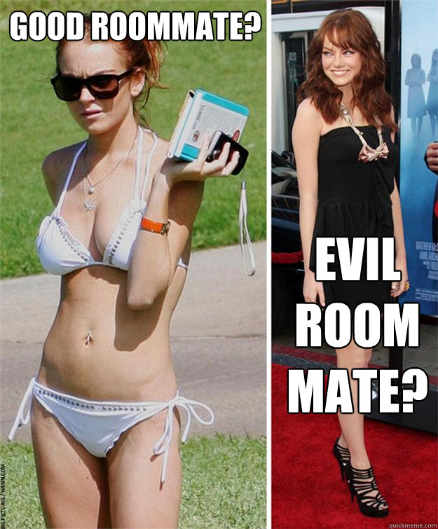 Good roommate? Evil roommate?  Single White Female