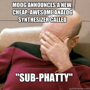 moog announces a new, cheap, awesome analog synthesizer called 