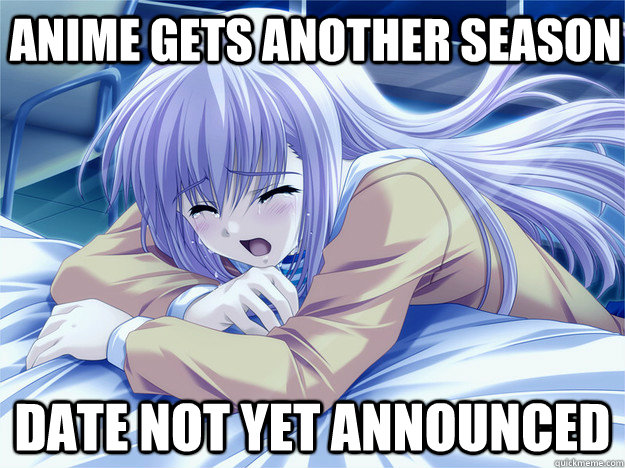 Anime gets another season date not yet announced  Anime world problems
