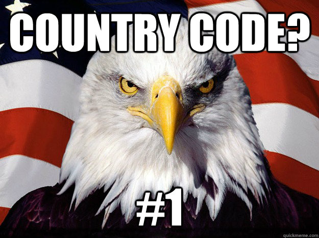 Country Code? #1 - Country Code? #1  Evil American Eagle
