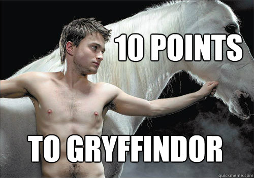 10 points to gryffindor - 10 points to gryffindor  Harry and the horse