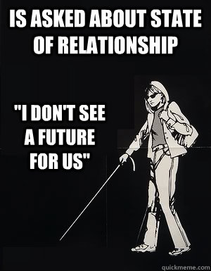 is asked about state of relationship 