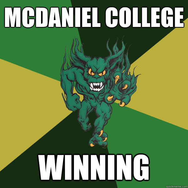 mcdaniel college winning  Green Terror