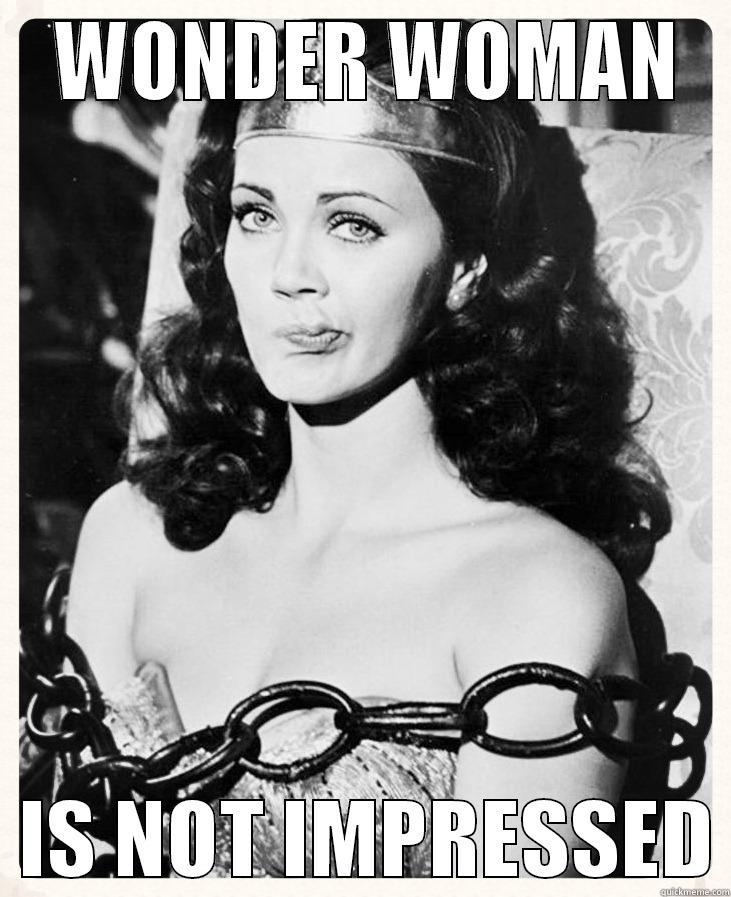  WONDER WOMAN   IS NOT IMPRESSED Misc