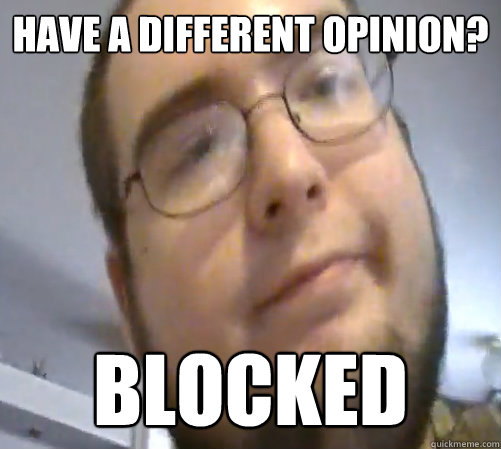 Have a different opinion? blocked - Have a different opinion? blocked  Wings of Redemption