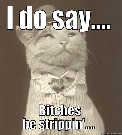 Bitches be strippin - I DO SAY.... BITCHES BE STRIPPIN'....  Aristocat