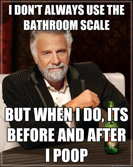 Image result for bathroom scales meme