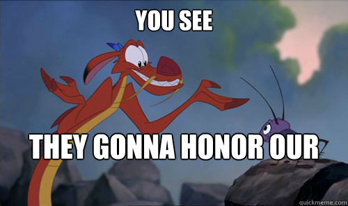 you see they gonna honor our whole fuckin family  Mushu Murphey