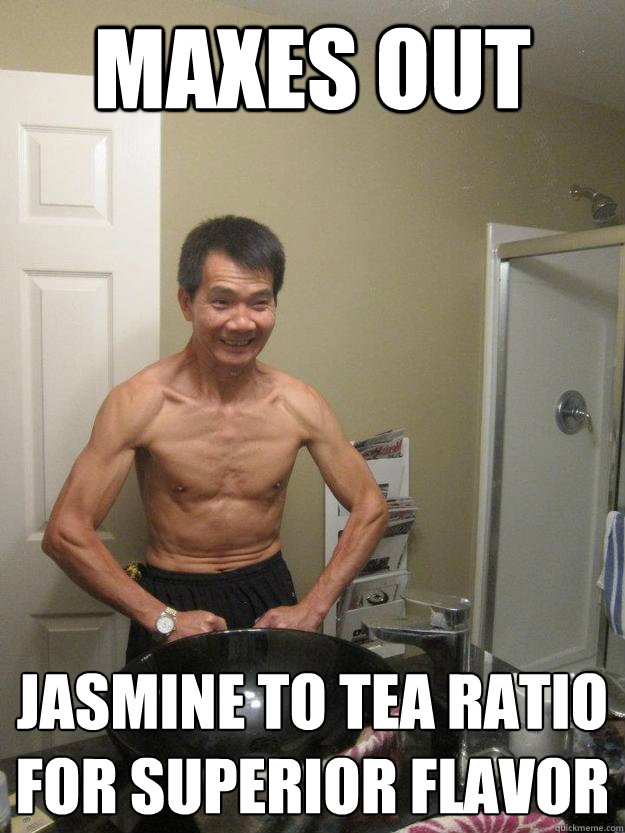 maxes out jasmine to tea ratio for superior flavor  
