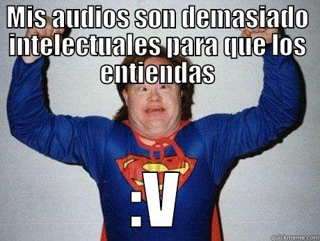 MIS AUDIOS SON DEMASIADO INTELECTUALES PARA QUE LOS ENTIENDAS :V Misc