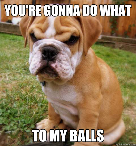 You're gonna do what to my balls - You're gonna do what to my balls  Misc