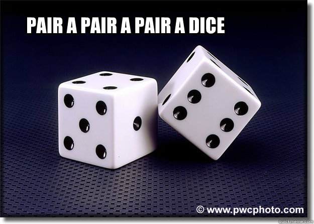 Pair a pair a pair a dice - Pair a pair a pair a dice  Coldplay