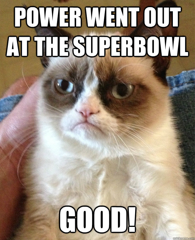Power went out at the superbowl good! - Power went out at the superbowl good!  Misc