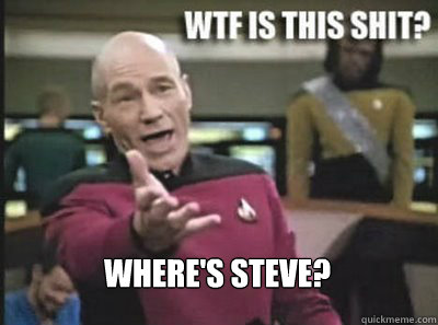  where's steve?  Blues Clues Rage