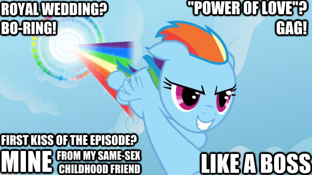 royal wedding? bo-ring! like a boss 